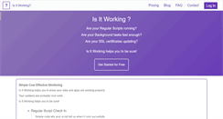 Desktop Screenshot of isitworking.info